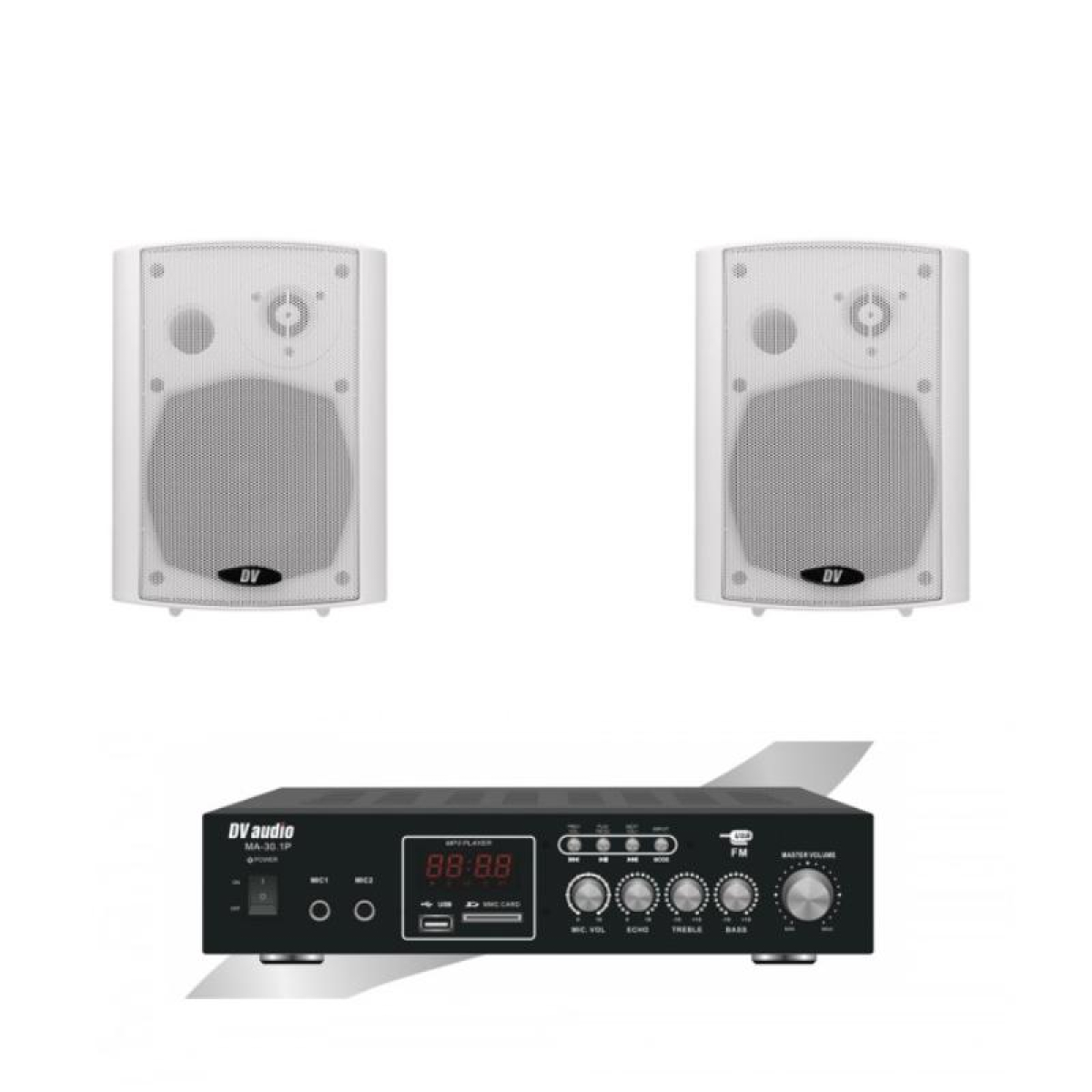 Комплект звуку DV audio MA302PB5W для приміщення до 40м.кв.