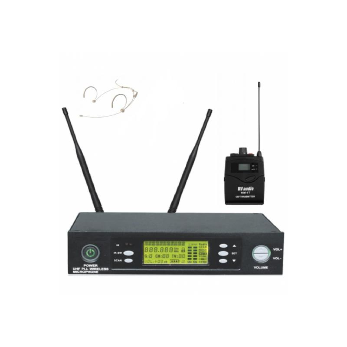 Радиосистема DV audio WMS-11T с поясным передатчиком и гарнитурой