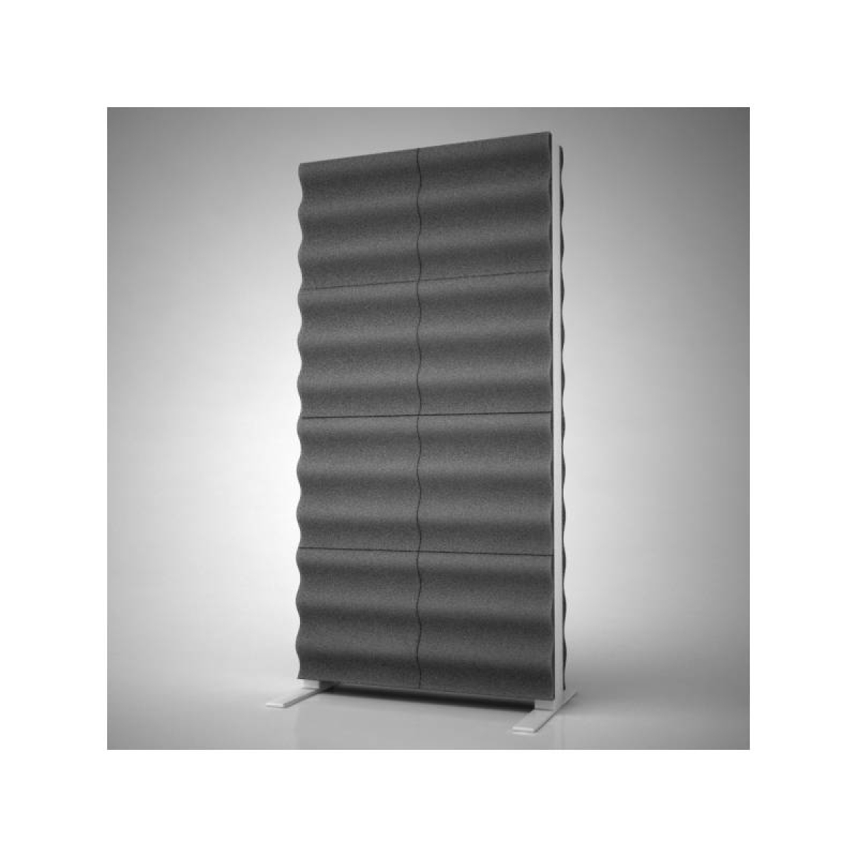 Акустична ширма Ecosound Acoustic Wave 200х100 см, чорний графіт