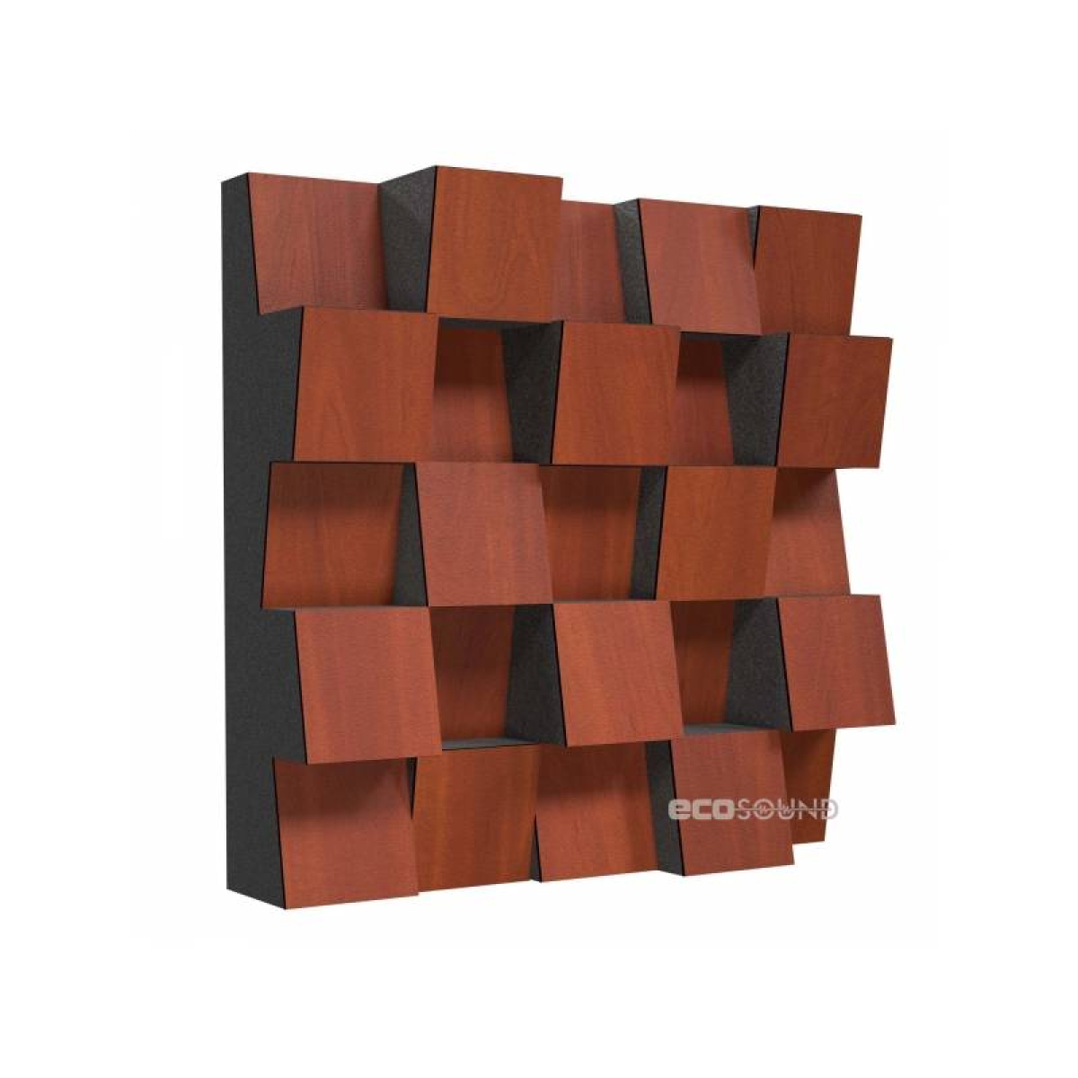 Акустический диффузор-рассеиватель Ecosound EcoDiff Apple-Locarno 50 х 50 см 103 мм, коричневый