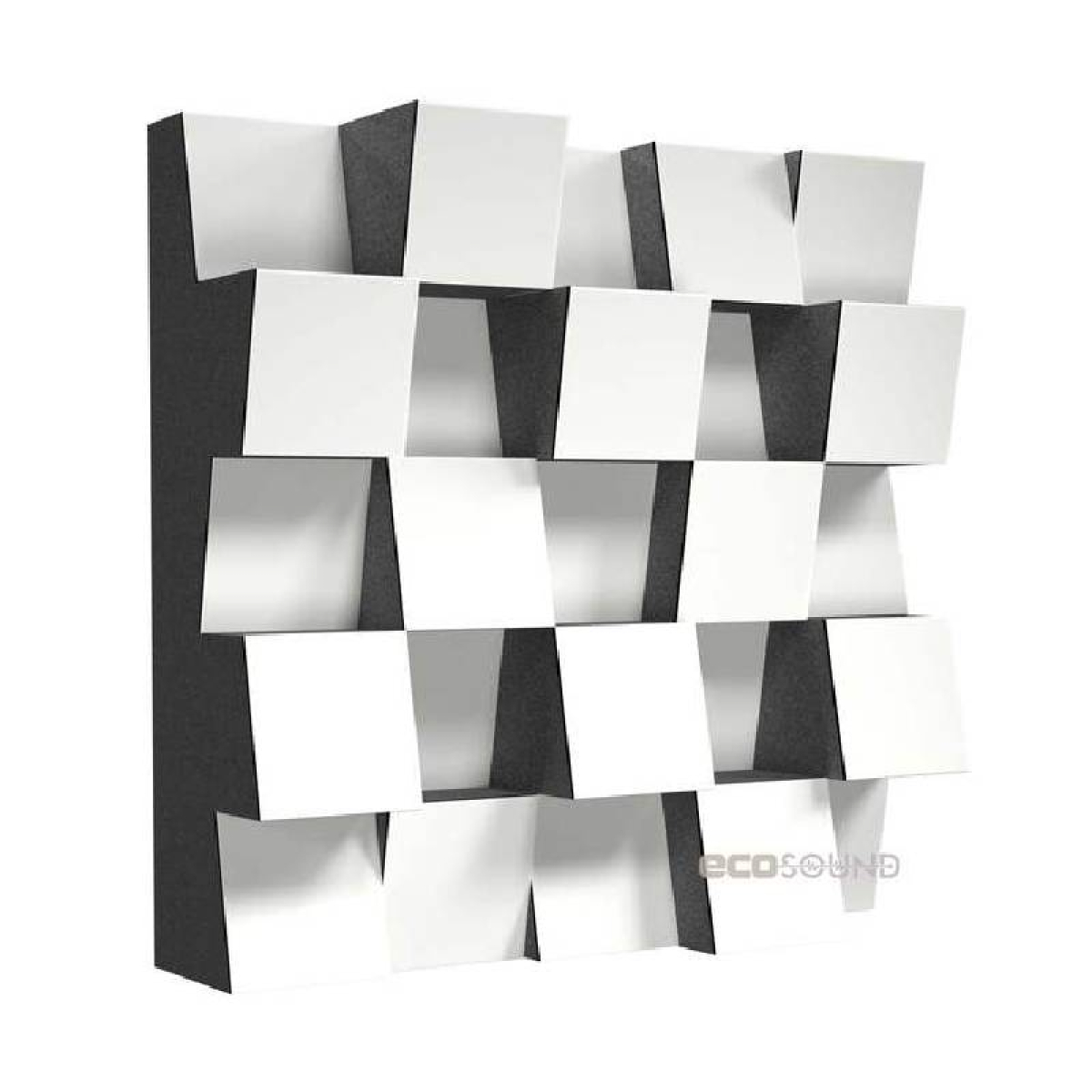 Акустичний дифузор-розсіювач Ecosound Ecodiff SM HDF-White 25 х 25 см 53 мм, білий