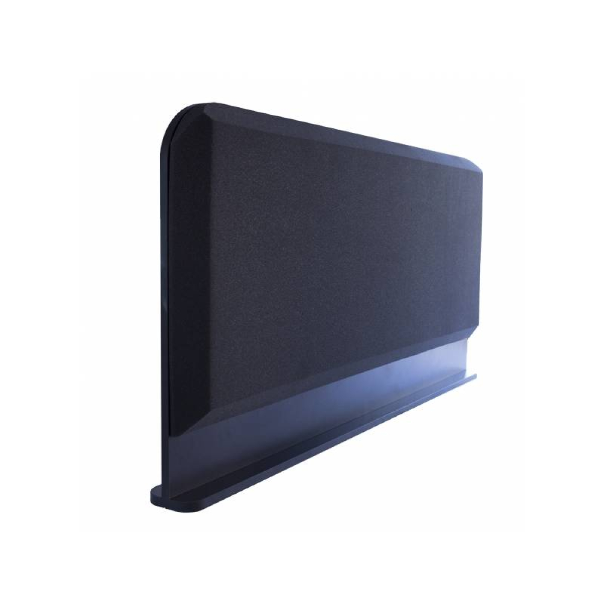 Настільна акустична ширма для офісних столів Ecosound Rounded screen 1200 х 600, Чорний Графіт
