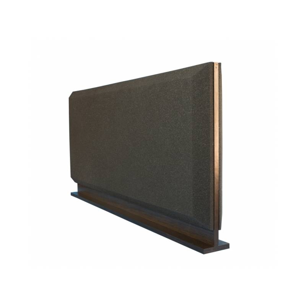 Настольная акустическая ширма для офисных столов Ecosound Trapeze screen 1200 х 600, Черный Графит
