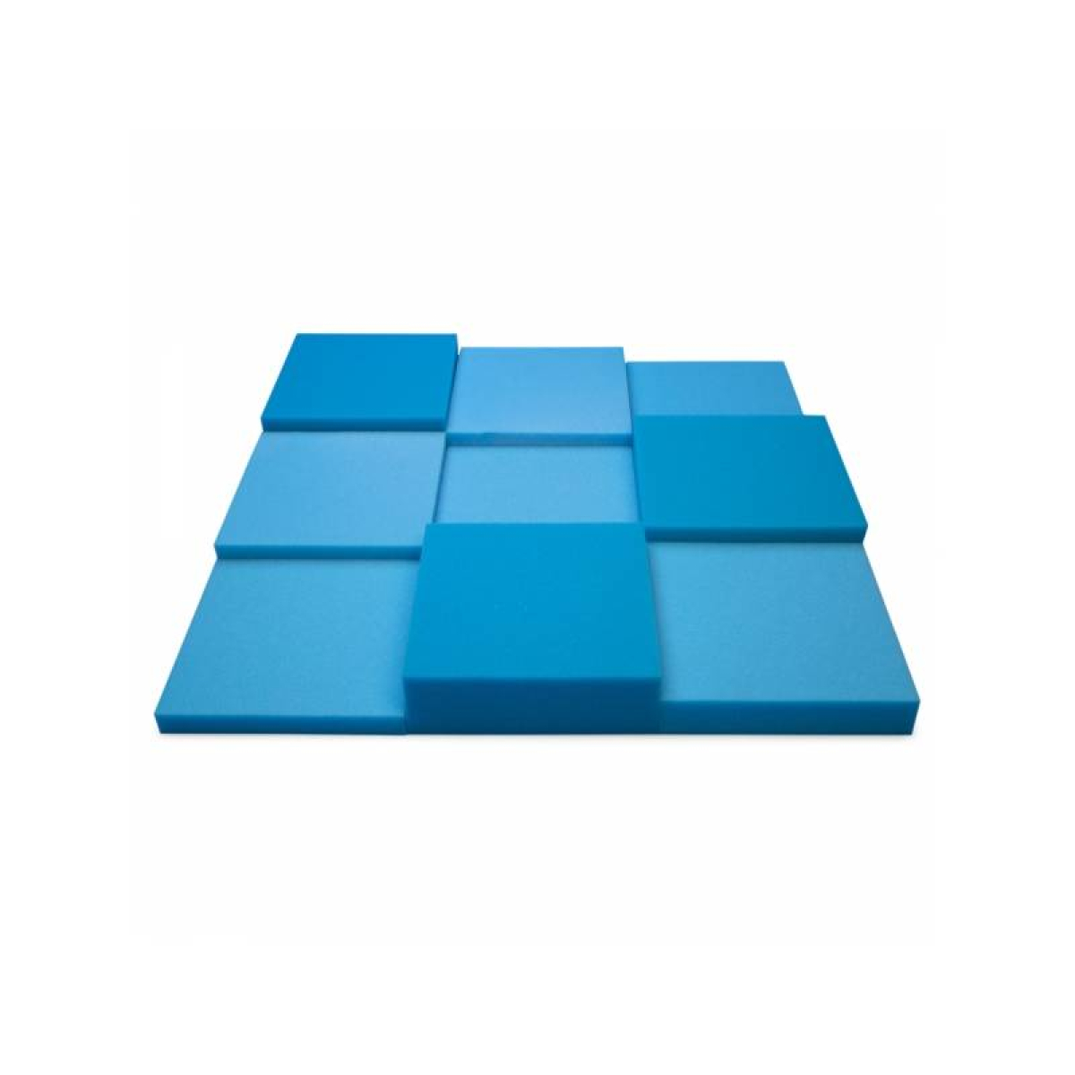 Панель з акустичного поролону Ecosound Pattern Blue 60мм, 60х60см, синій