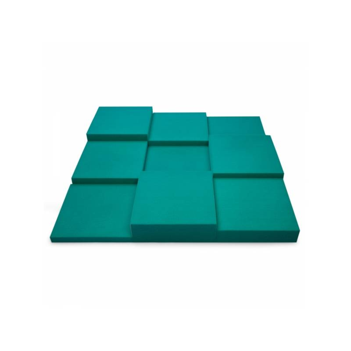 Панель з акустичного поролону Ecosound Pattern Velvet 60мм, 60х60см, темно-зелений