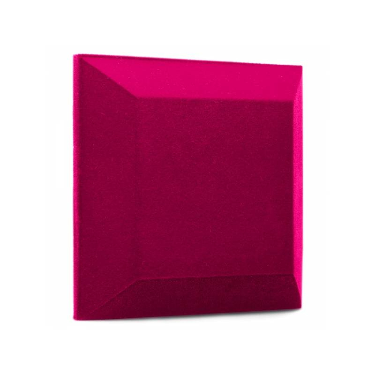 Бархатная акустическая панель из акустического поролона Ecosound Velvet Pink 25х25см 50мм, розовый