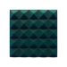 Панель из акустического поролона Ecosound пирамида Pyramid Velvet Dark green 250х250х25мм, темно-зеленый