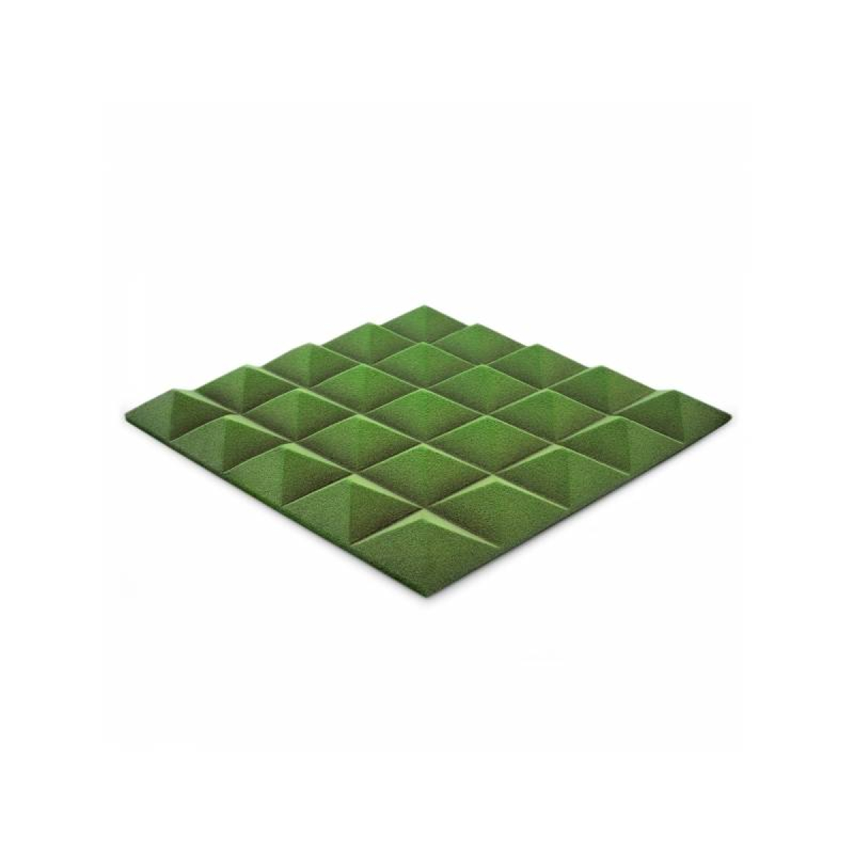 Панель з акустичного поролону Ecosound піраміда Pyramid Velvet Green 250х250х25мм, зелений