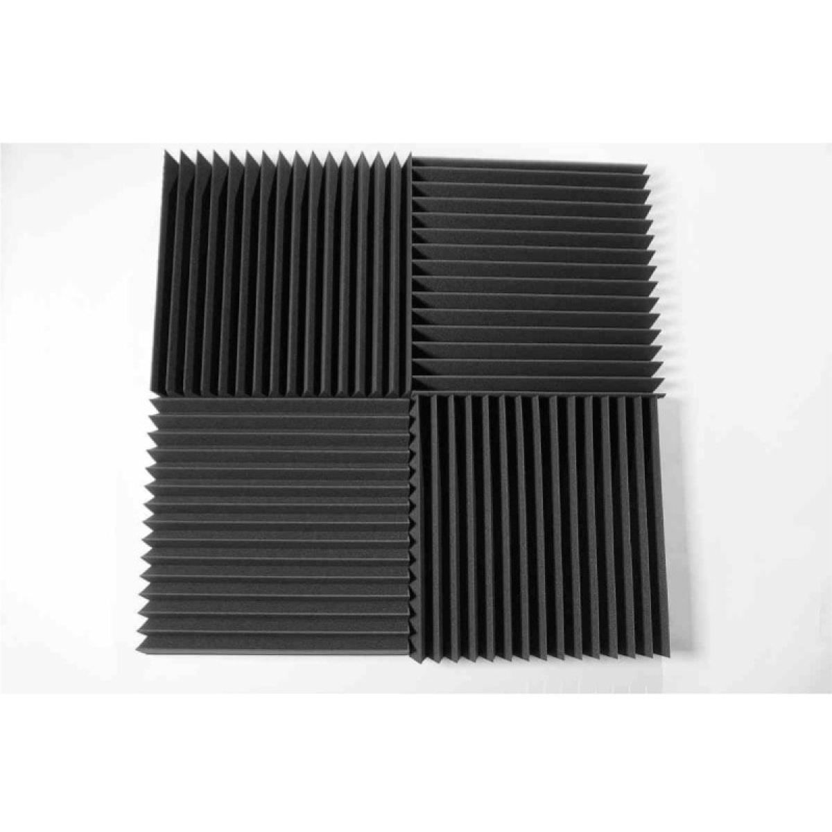 Панель из акустического поролона Ecosound Пила 50 мм, 50х50см, черный графит