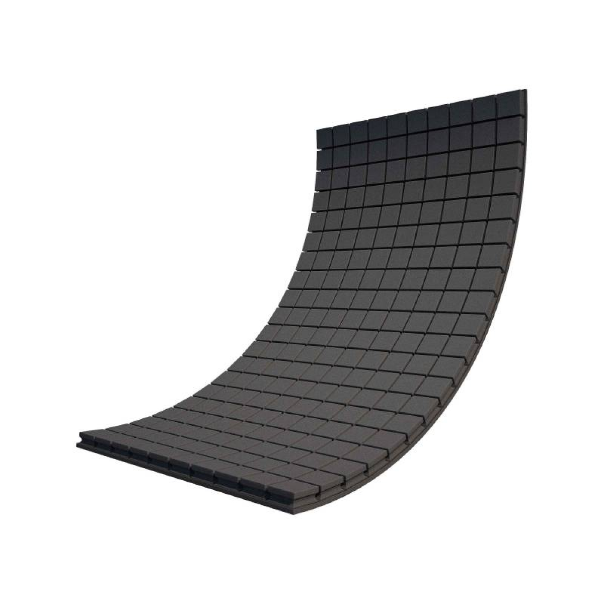 Панель з акустичного поролону Ecosound Tetras Black 100x200см, 100мм, чорний графіт