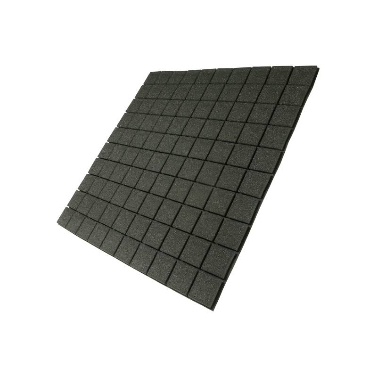 Панель з негорючого акустичного поролону Ecosound Tetras Black 1х1м, 30 мм, чорний графіт