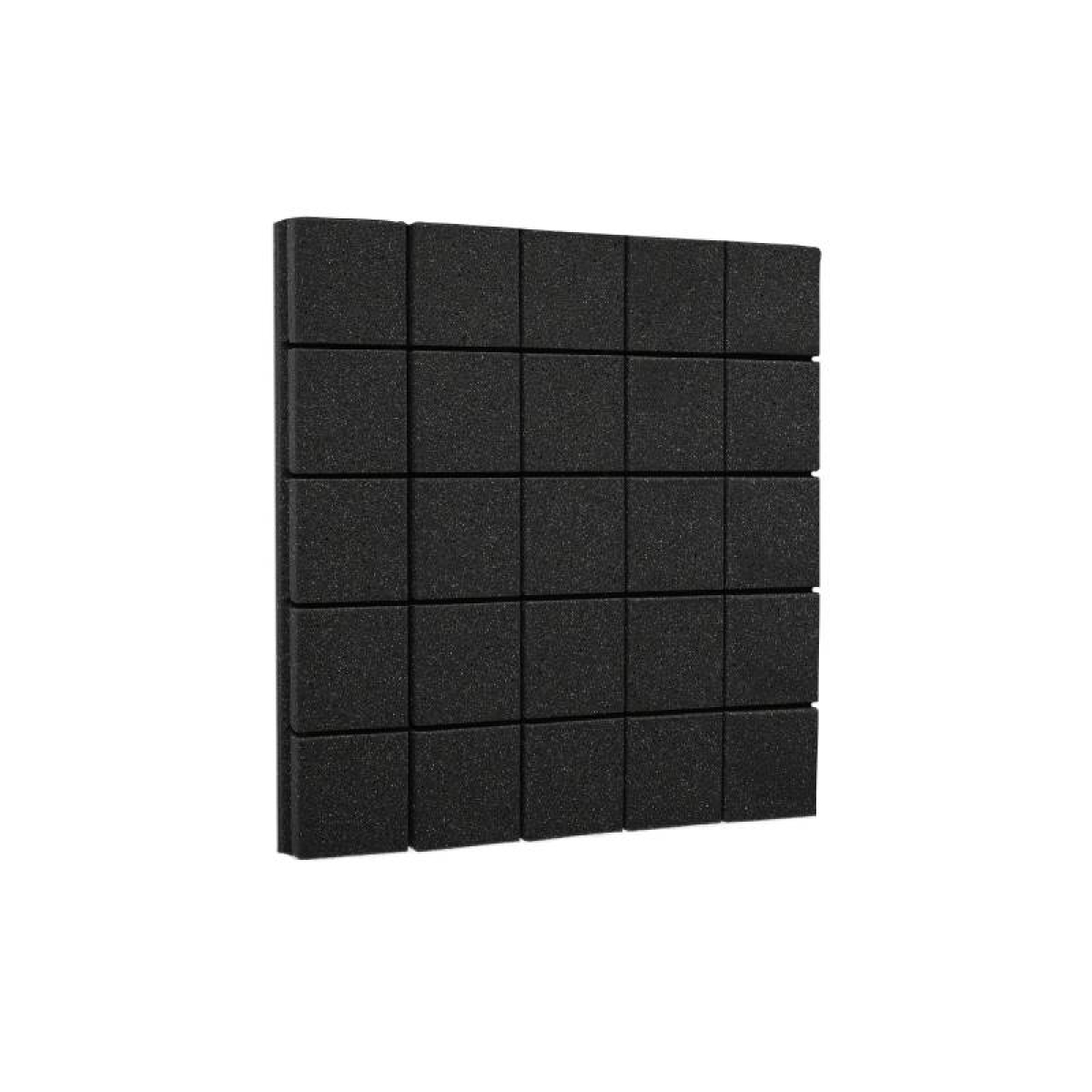 Панель з негорючого акустичного поролону Ecosound Tetras Black 50х50 см, 30 мм, чорний графіт