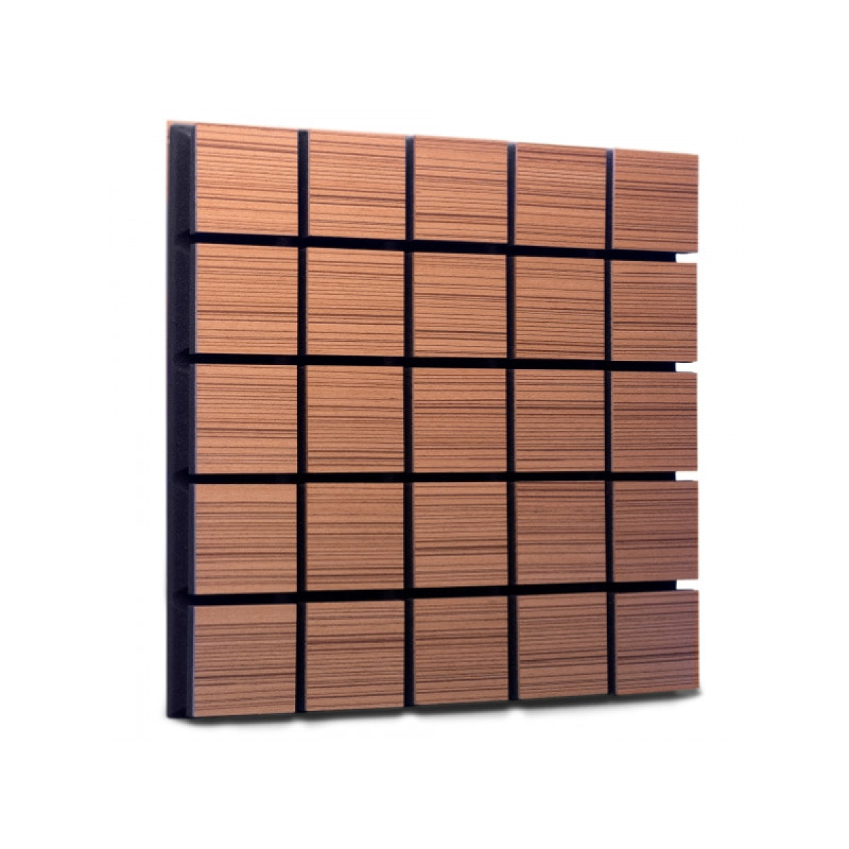 Акустична панель Ecosound Tetras Rosewood 50x50см 53мм, коричневий