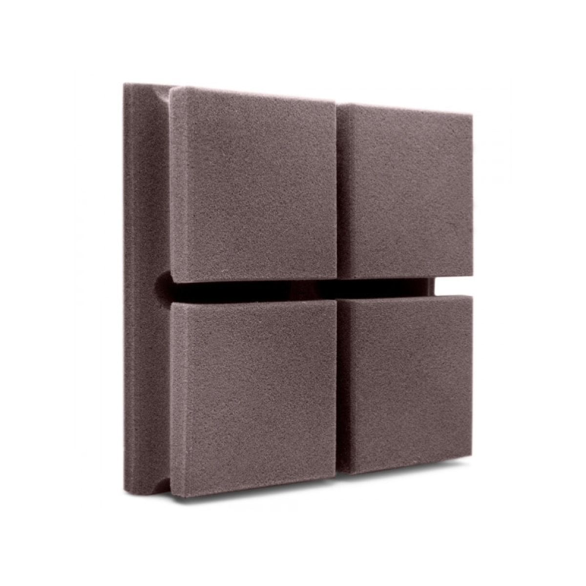 Акустична панель Ecosound Tetras Velvet 200x200x50мм, коричневий