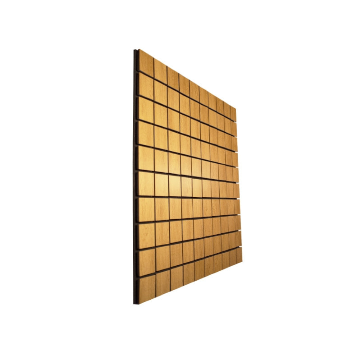 Акустическая панель Ecosound Tetras Wood Cream 100x200см 30мм, светлый дуб