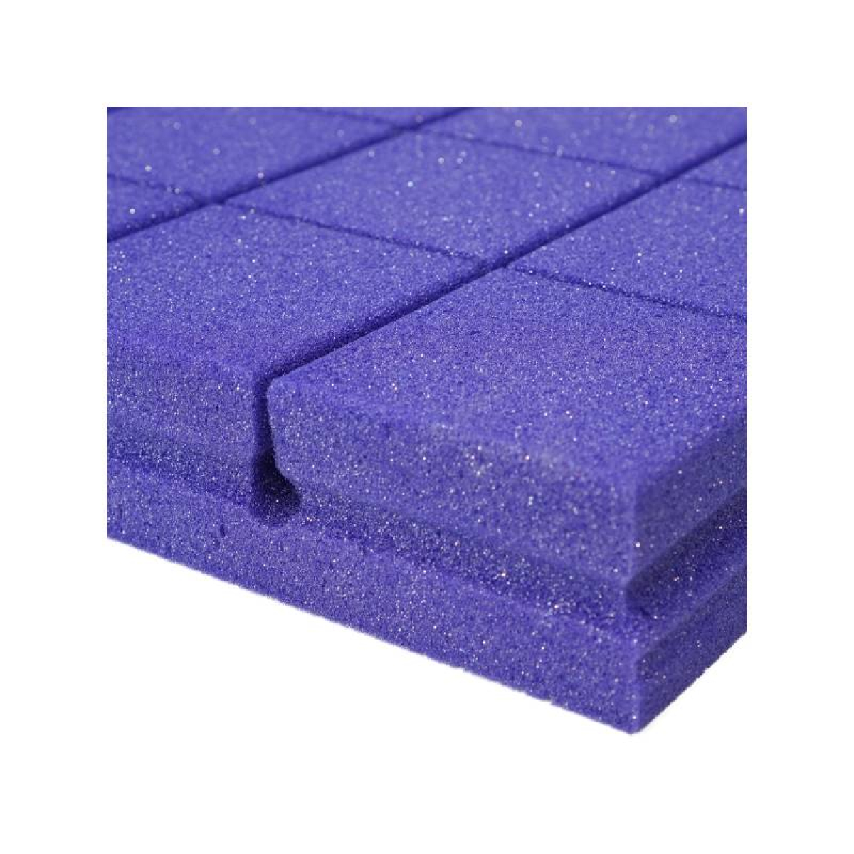 Панель из негорючего акустического поролона Ecosound Tetras Рurple 20х20 см, 30 мм, фиолетовый