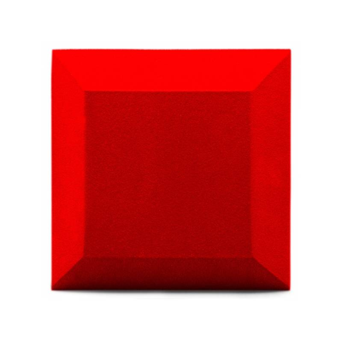 Оксамитова акустична панель з акустичного поролону Ecosound Velvet Red 25х25см 50мм, червоний