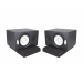 Підставки під акустичні монітори Ecosound Acoustic Stand XL (2 шт) 70 мм, 30х21 см, чорний графіт