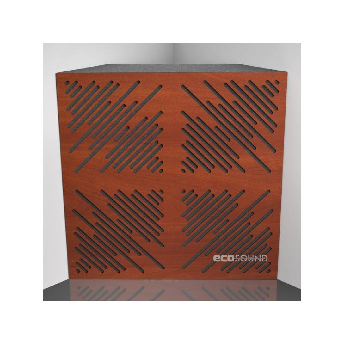 Бас пастка Ecosound 4Diagonals Apple-Locarno 50 х 50 см 100 мм, коричнева