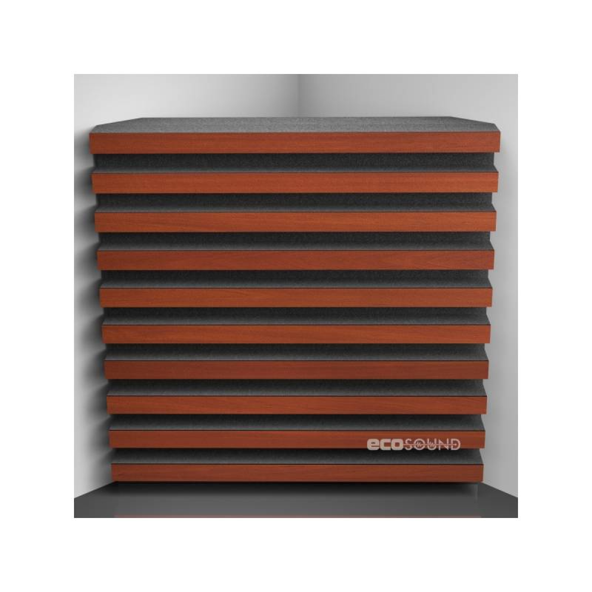 Бас пастка Ecosound Comb Apple-Locarno 50 х 50 см 100 мм, коричнева