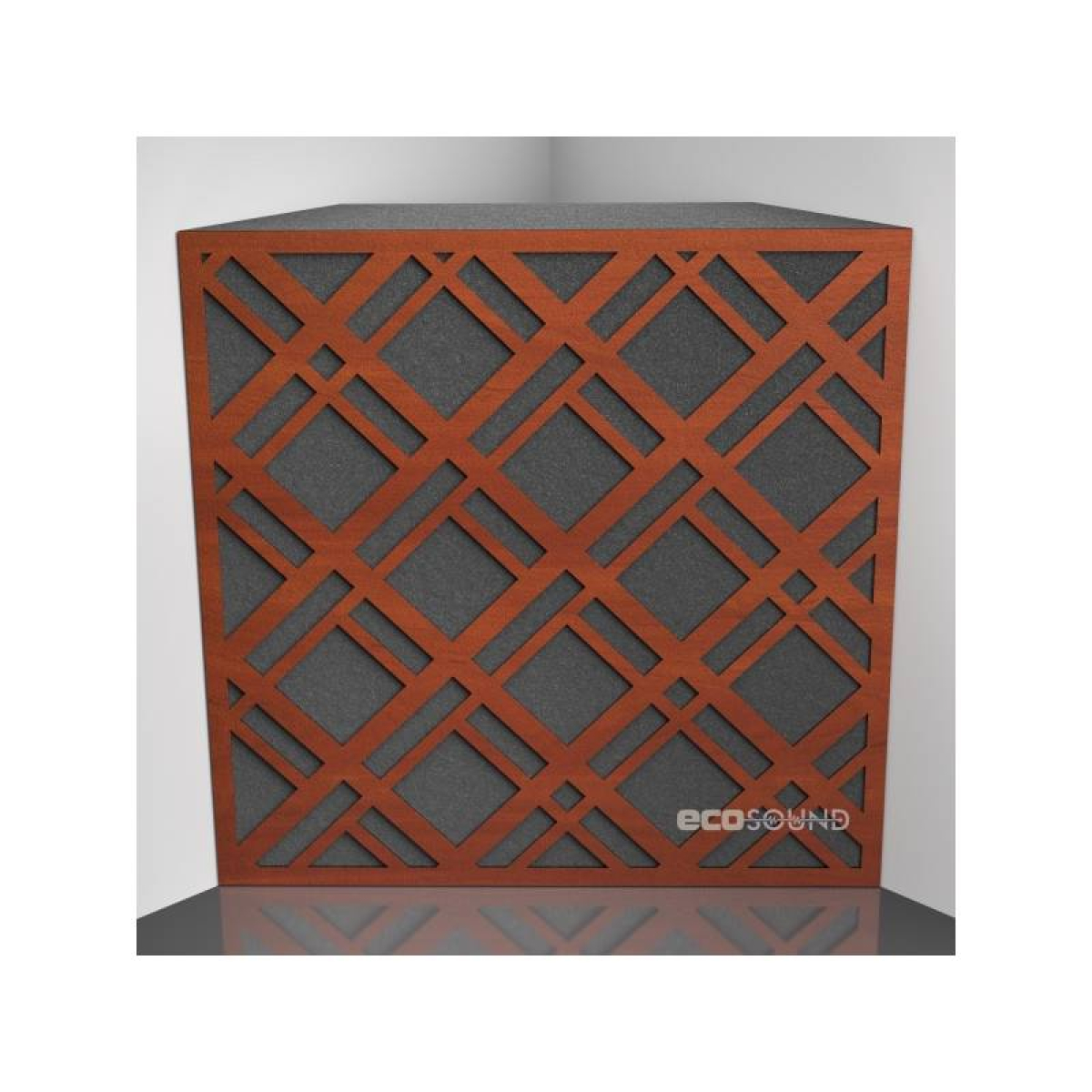 Бас пастка Ecosound Grille Apple-Locarno 50 х 50 см 100 мм, коричнева