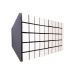 Басова пастка Bass trap TETRAS WOOD WHITE 1000x500x180 мм, білий