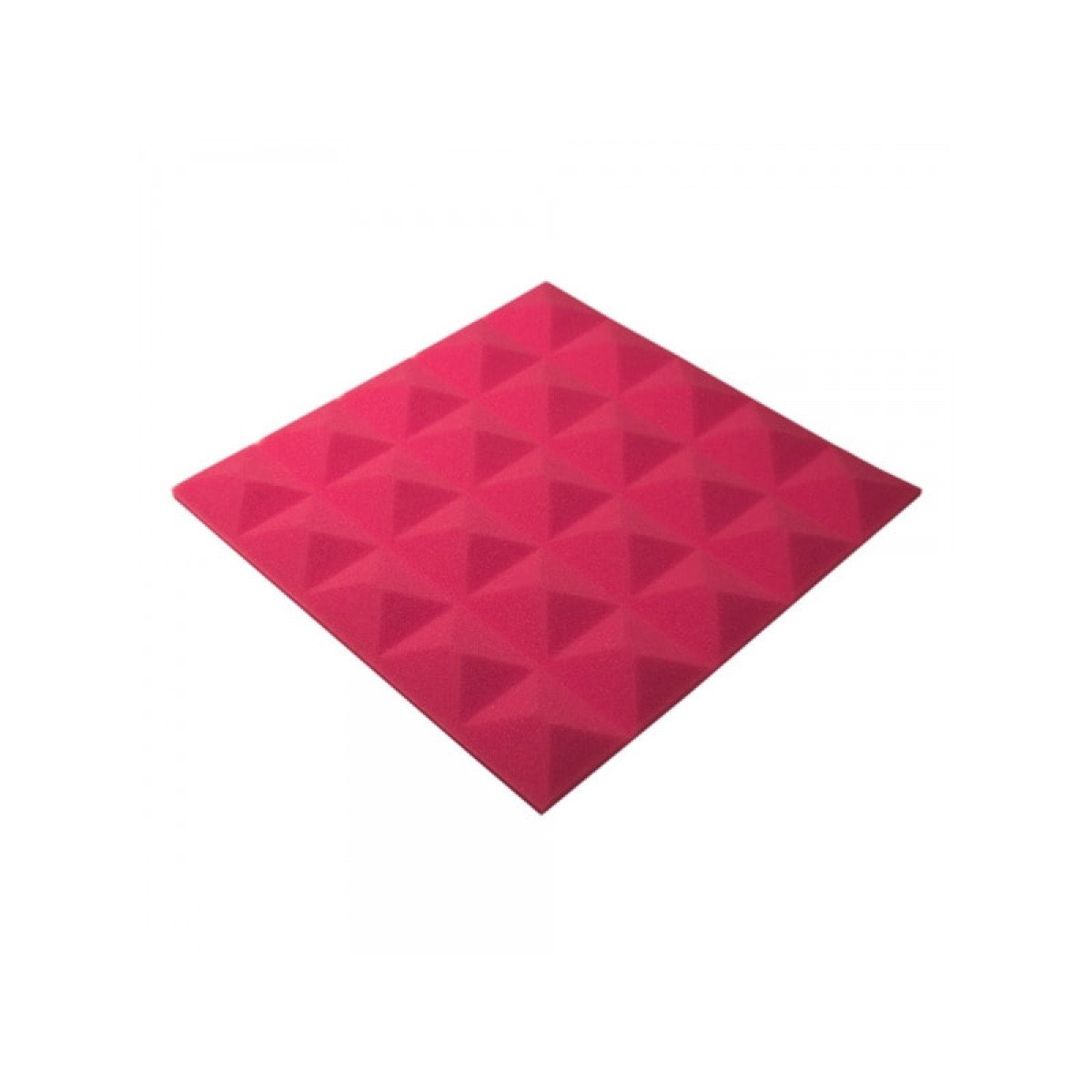 Панель з акустичного поролону піраміда Ecosound Pyramid Gain Rose 30 мм, 45х45см, рожевий