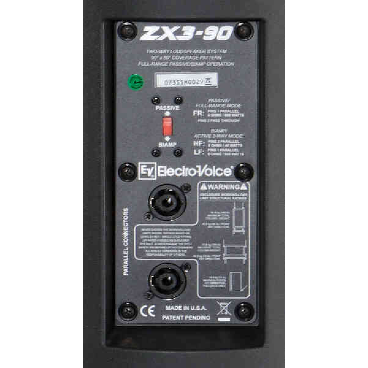 Инсталляционная акустическая система Electro-Voice Zx3-90B