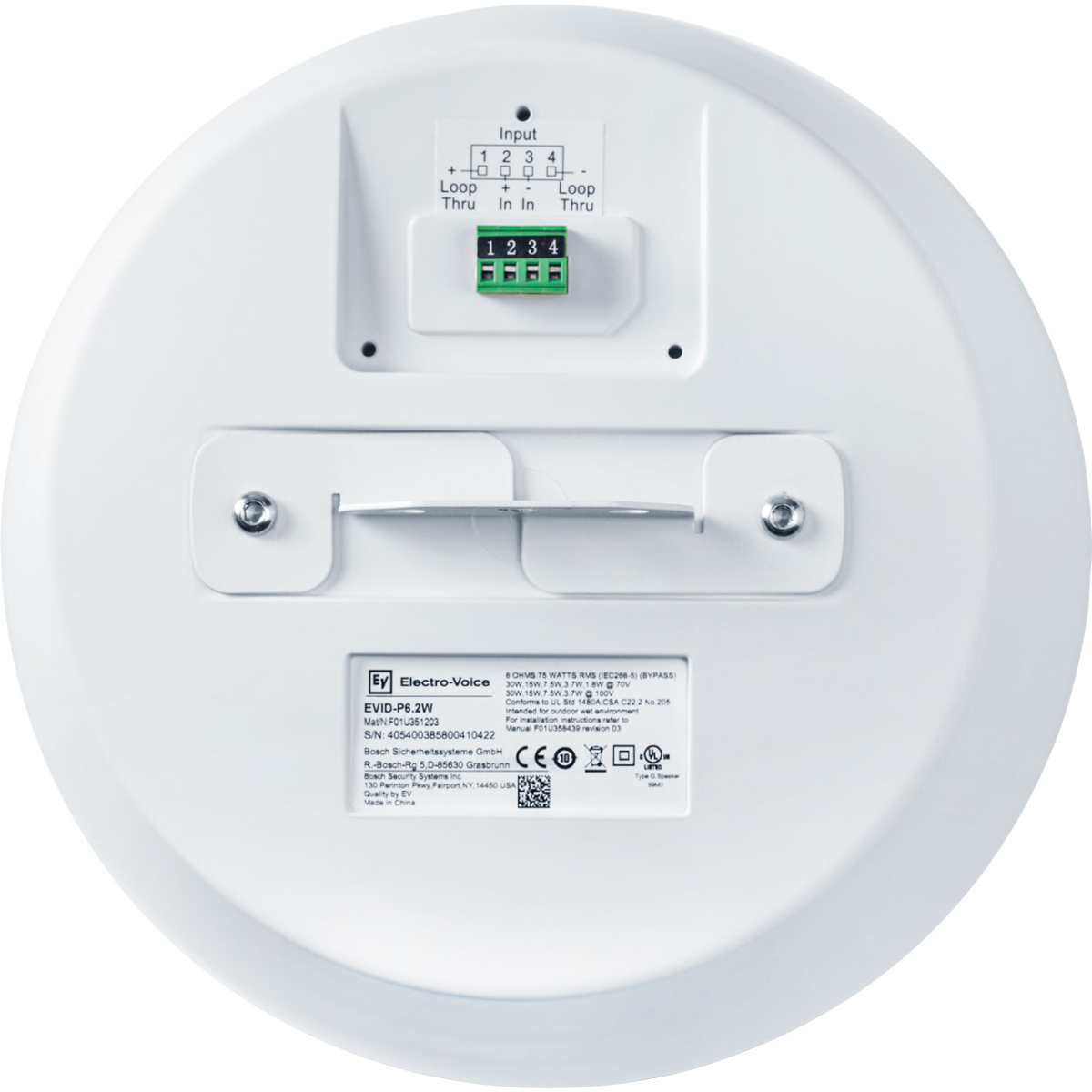Підвісна акустична система Electro-Voice EVID-P6.2W