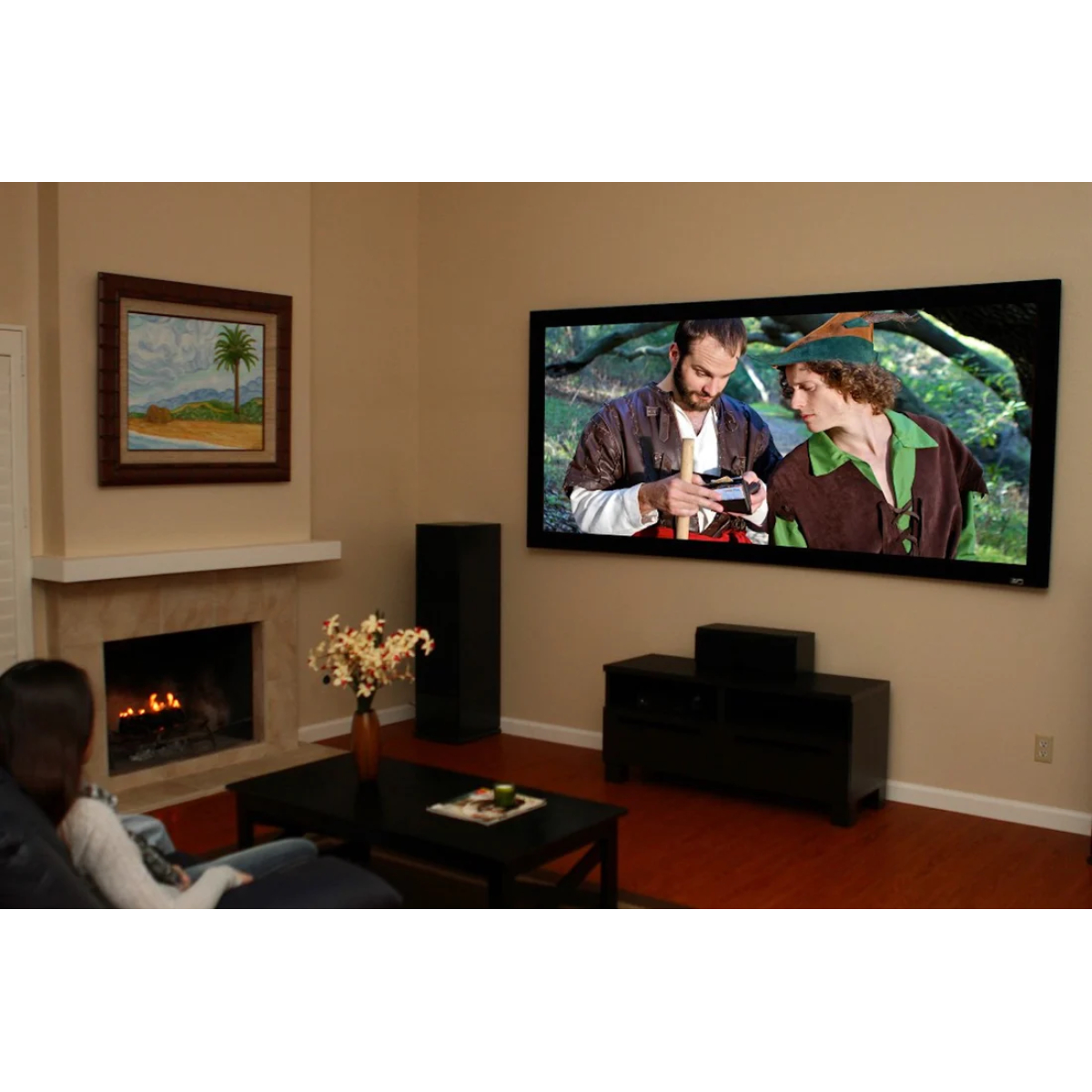 Проекційний екран Elite Screens Curve135WH1 135" 16:9