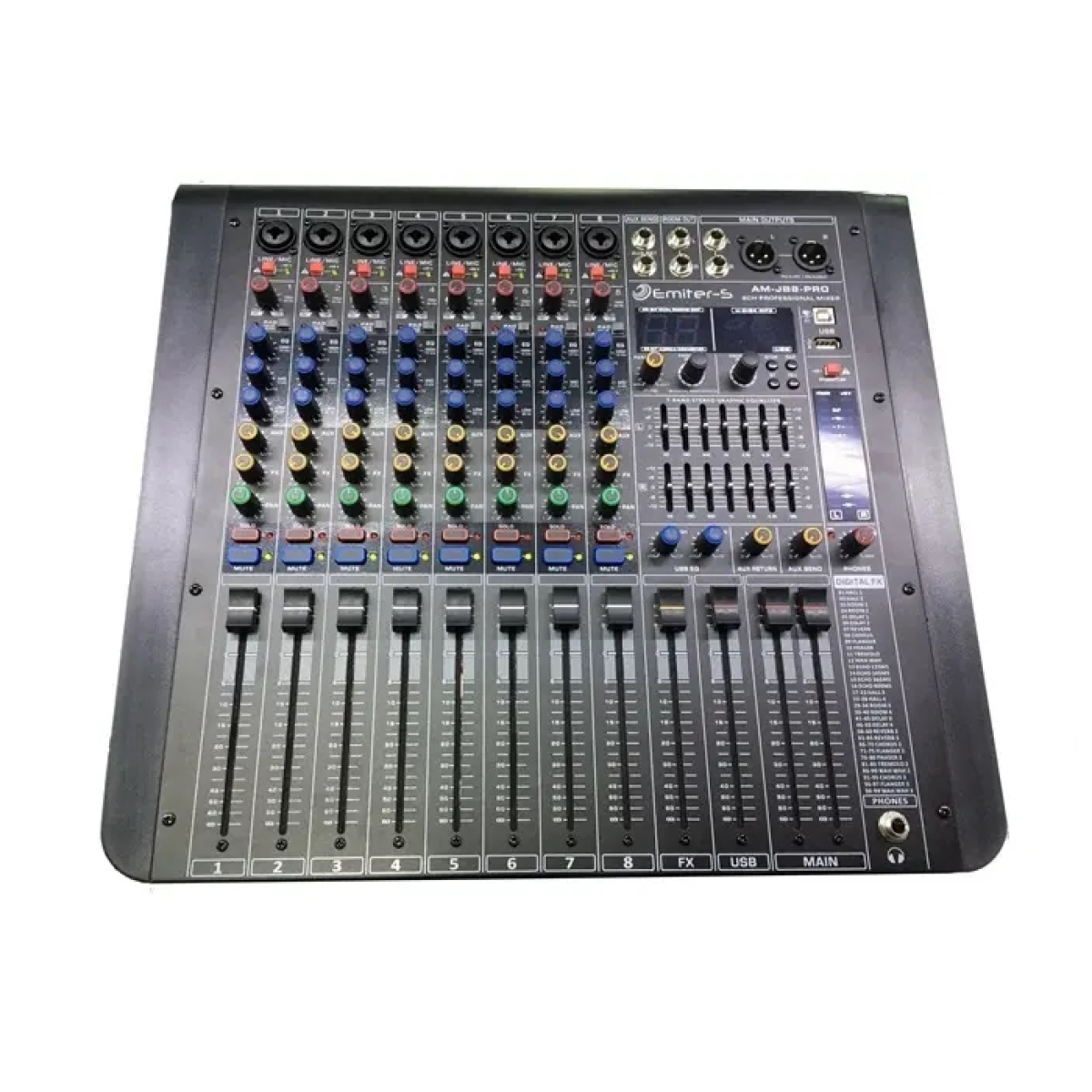 Активний мікшерний пульт Emiter-S AM-JB8-PRO, 40Вт