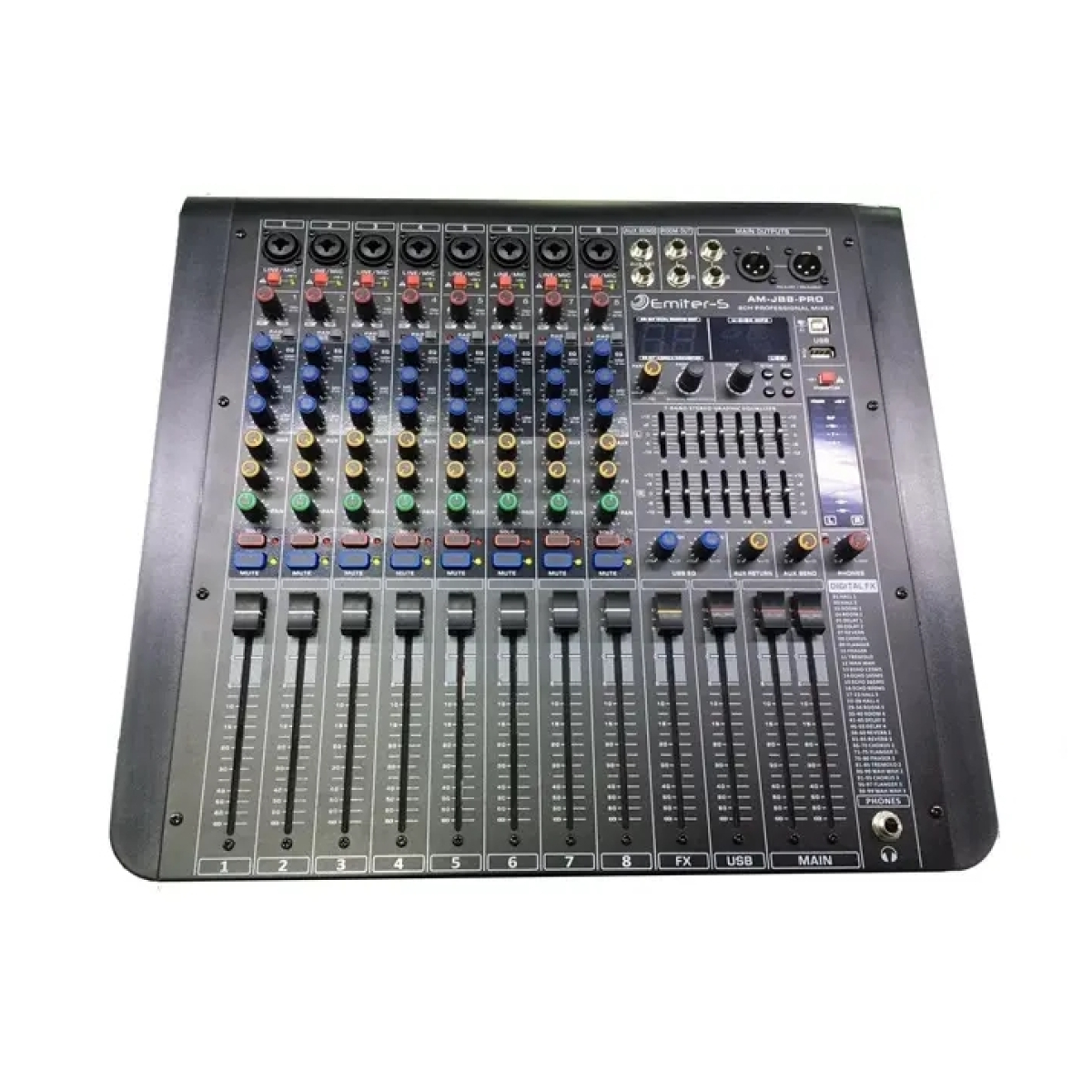 Активний мікшерний пульт Emiter-S AM-MINI6-PRO, 30Вт
