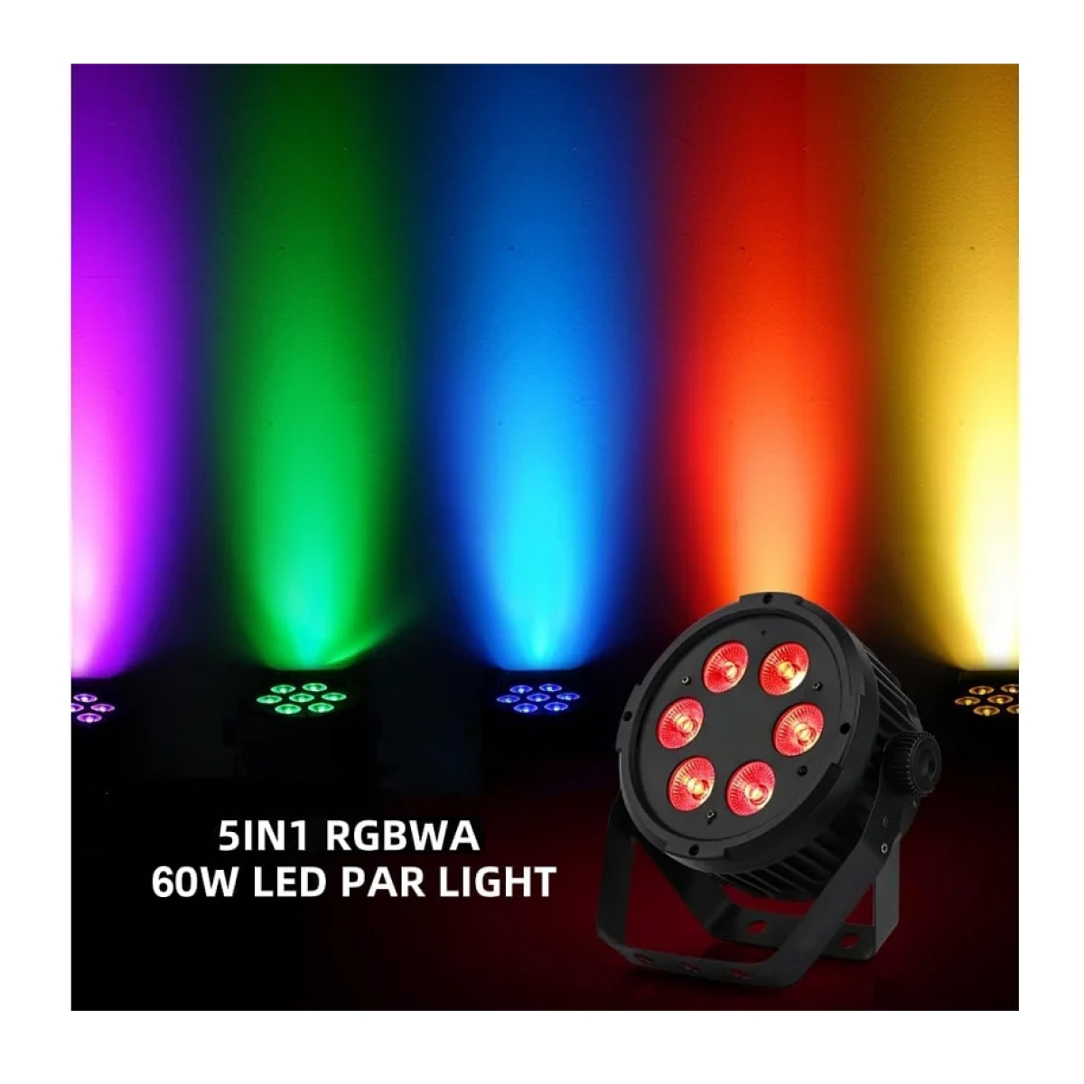 Пар New Light BAT-1A LED PAR LIGHT 6*10W 6 в 1 з акумулятором
