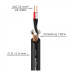 Кабель мікрофонний Roxtone MC005, 2х0.22 кв. мм, вн. діаметр 6.8 мм, 100 м