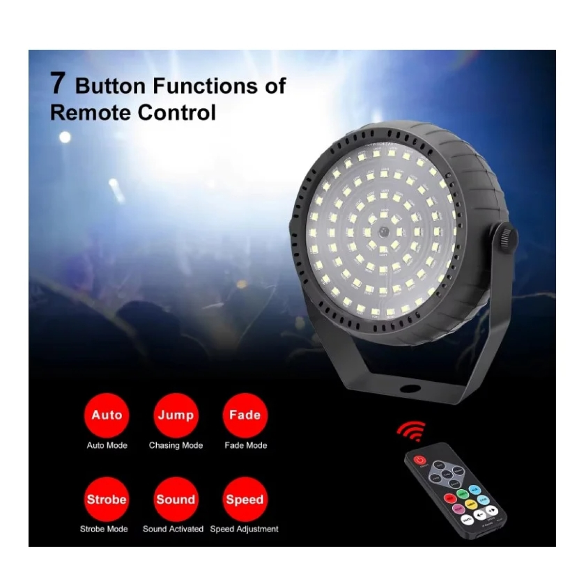 Световой прибор New Light PL-5SW LED MINI STROBE LIGHT 10W белый