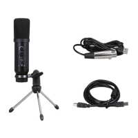 Конденсаторный микрофон Emiter-S USB-8 черный
