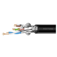 Гнучкий кабель категорії 6 Roxtone HFC6AP, 4x2х0,14 кв. мм, звн. діаметр 6.5 мм, 100 м