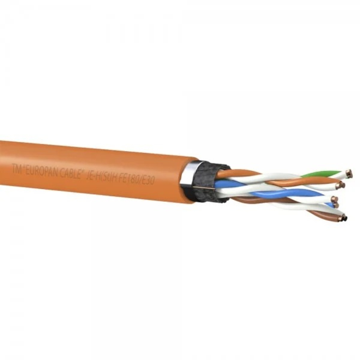Вогнетривкий кабель JE-H(St)H FE180/E30 2х2х0,8 EUROPAN CABLE