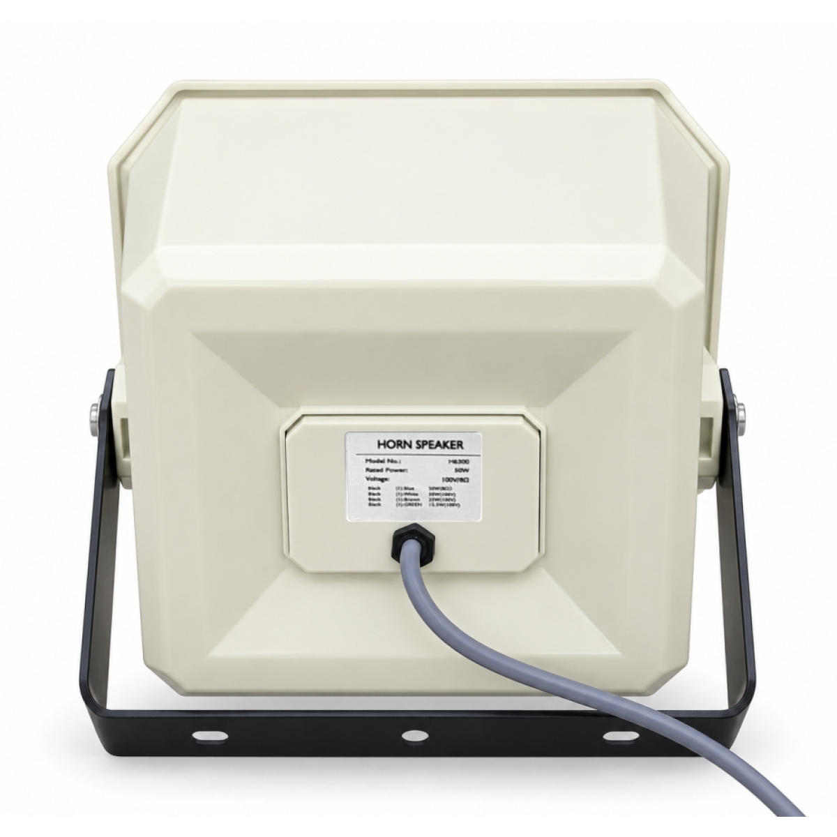 Рупорний двополосний гучномовець H6300 50вт 100v/8Ohm IP66