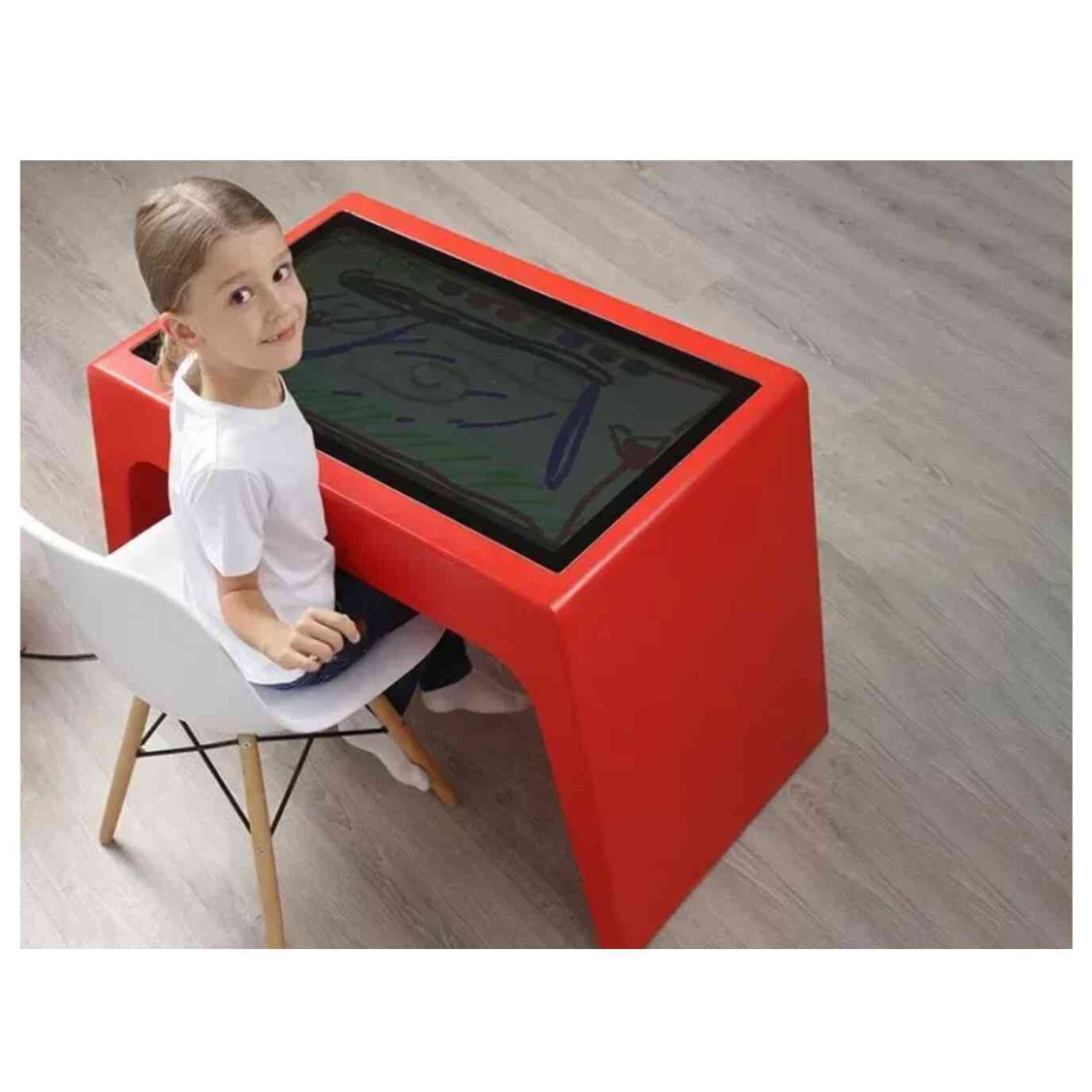 Интерактивный стол INTBOARD ZABAVA 32" (синий, зеленый, красный, желтый)