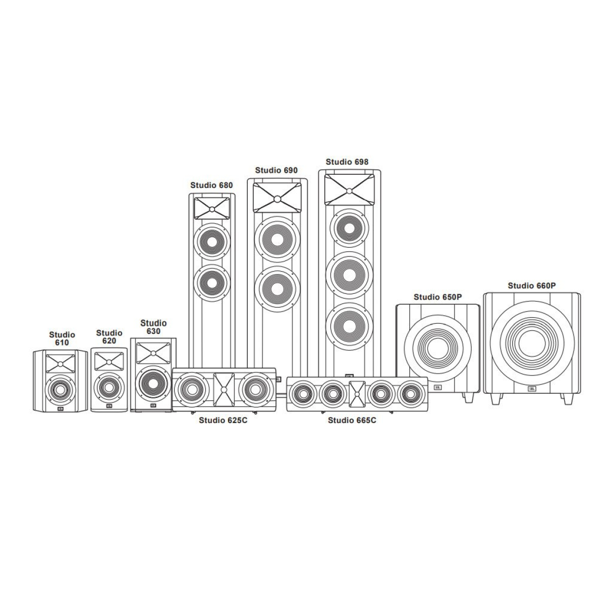 Активный сабвуфер JBL STUDIO 660P