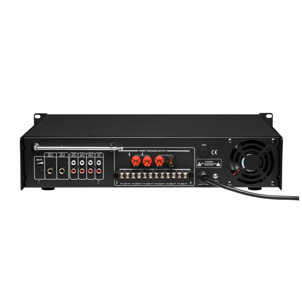 Комплект оповіщення AIR alert Wi-Fi + DV Audio MA-180.6P + 4 × H6300 50 Вт до 2400 м²