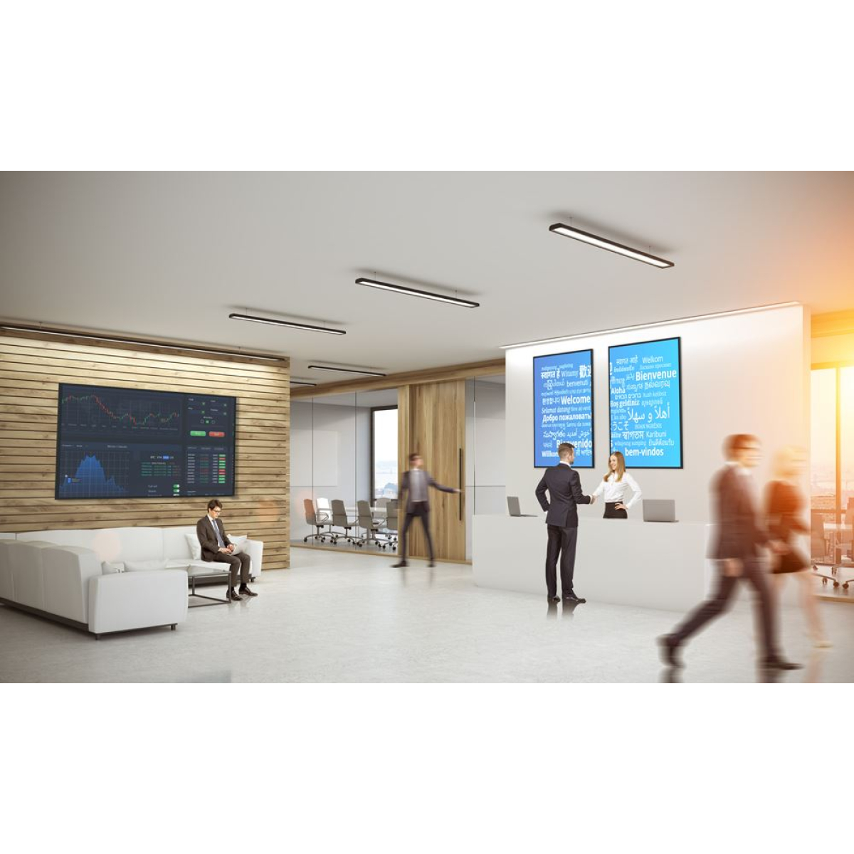 LED панель OPTOMA N3981K 98" 3840*2160 500 1200:1 2*10W Android 11/Quad A55/4GB/SSD 32GB