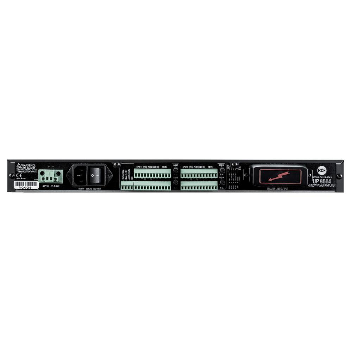 Трансляційний підсилювач RCF UP 8504