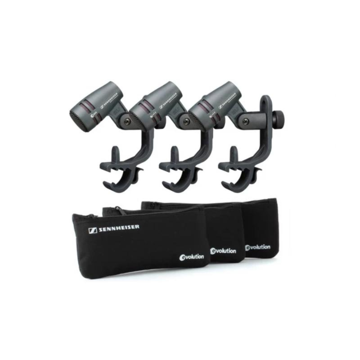 Инструментальный микрофон Sennheiser 3-PACK E 604 TOM/SNARE/PERCUSSION