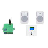 Акустический комплект Sky Sound MRW-1402 White, настенные колонки 4", 20 Вт + Автоматизированный модуль Воздушная тревога GSM + Минута молчания