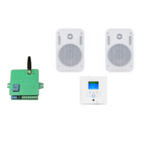 Акустический комплект Sky Sound MRW-2402 White, настенные колонки 5", 20 Вт + Автоматизированный модуль Воздушная тревога GSM + Минута молчания