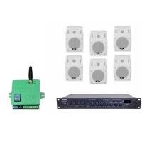 Комплект звуку DV audio LA1206PB5WV2, 120 Вт, 6×PB-5.2T IP65, до 160 м² + Автоматизований модуль Повітряна тривога GSM + Хвилина мовчання