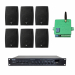 Комплект звука DV audio LA1206PB5B для помещения до 160 м.кв. + Автоматизированный модуль Воздушная тревога GSM + Минута молчания