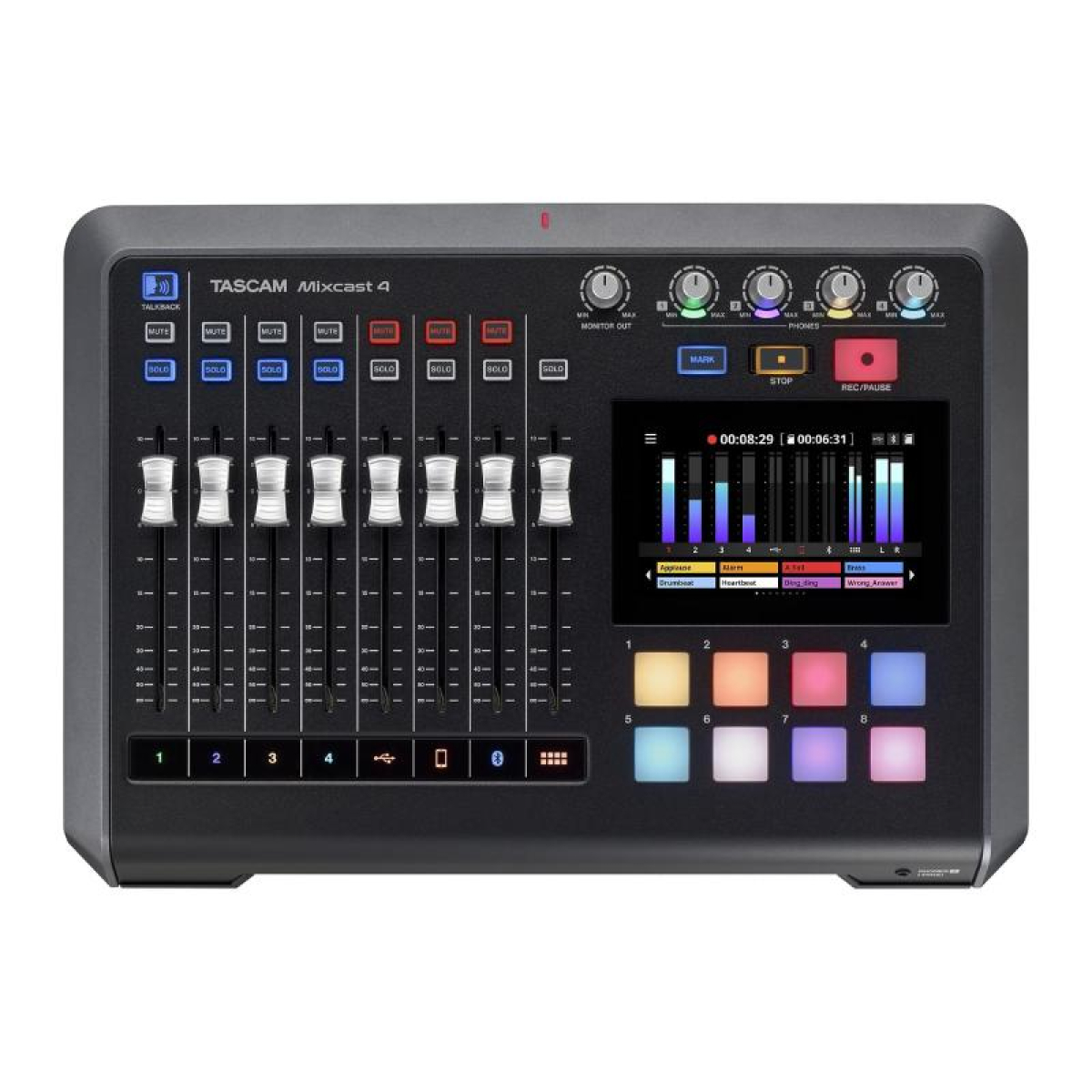 Консоль Tascam MixCast 4 для запису подкасту
